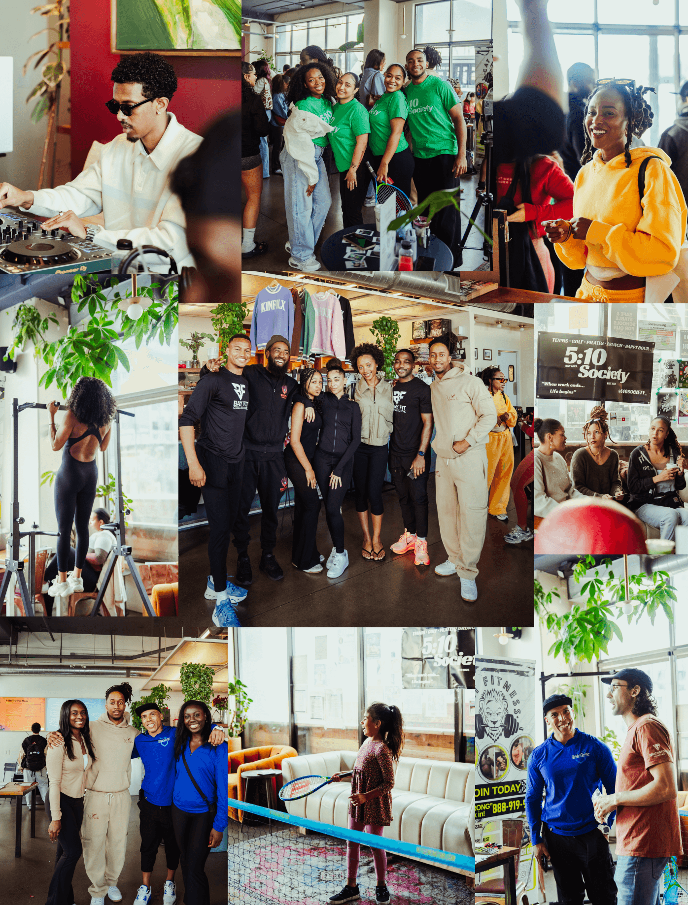 Bay Fit Collective community collage