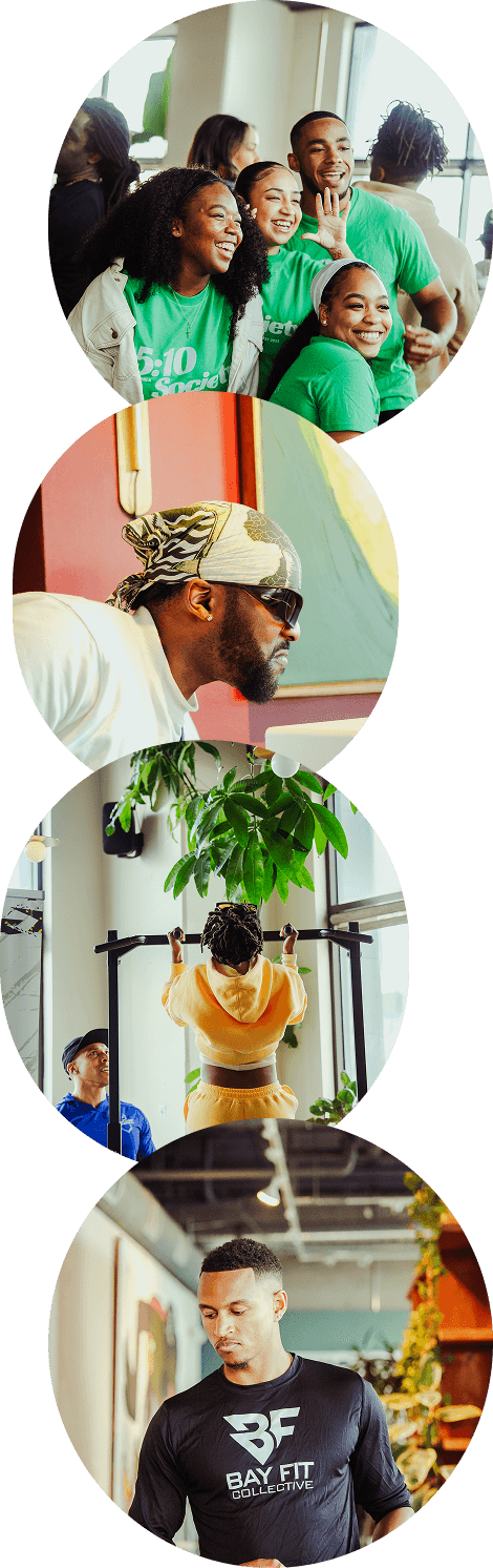 Bay Fit Collective members training