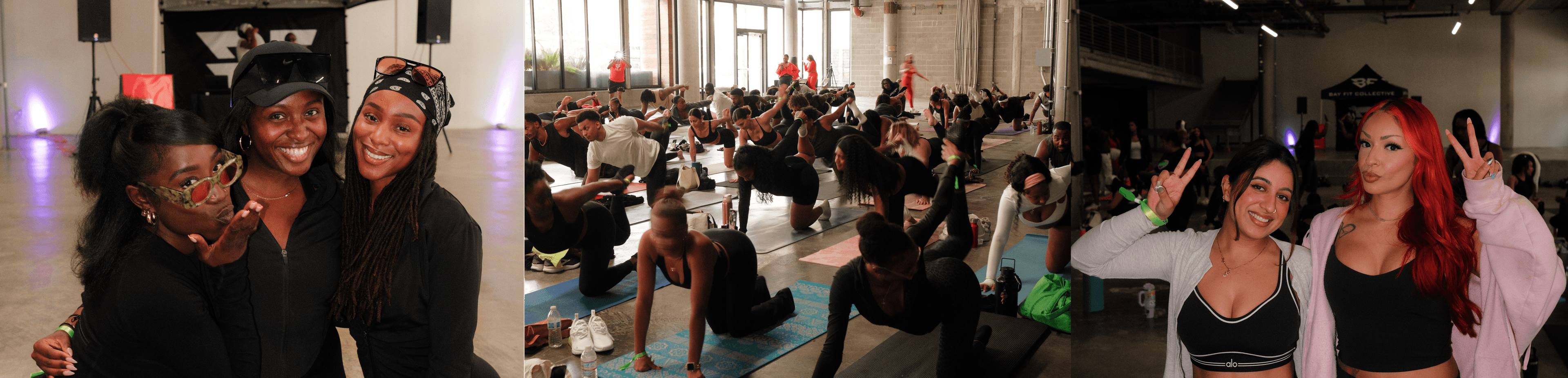 Bay Fit Collective community socials strip